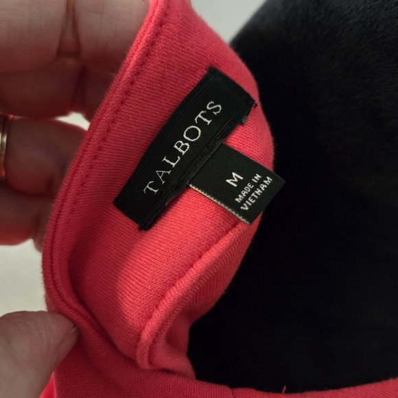 Talbots M Cotton Audrey Sift Dress Pink - Picture 6 of 8